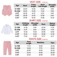 thumbnail image 6 of SANMIO Toddler Boy Suit Baby Boy Church Clothes Formal Dress Baptism Outfit Sets Shirt+Tie+Vest+Pants Kids Tuxedo 1-5T Boys Wedding Clothes, 6 of 7