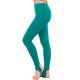 thumbnail image 4 of AllegK Leggings De Mujer Pantalones De Estribo De CintuElástiDe Color Sólido Verde XS, 4 of 6