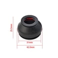 thumbnail image 3 of Allume 2Pcs Universal Multipack Ball Joint Rubber Dust Boot Covers Track Rod End Set Kit Black, 3 of 6