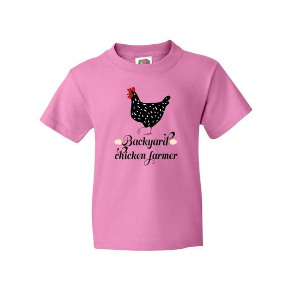 Inktastic Backyard Chicken Farmer Ancona Hen Youth T-Shirt