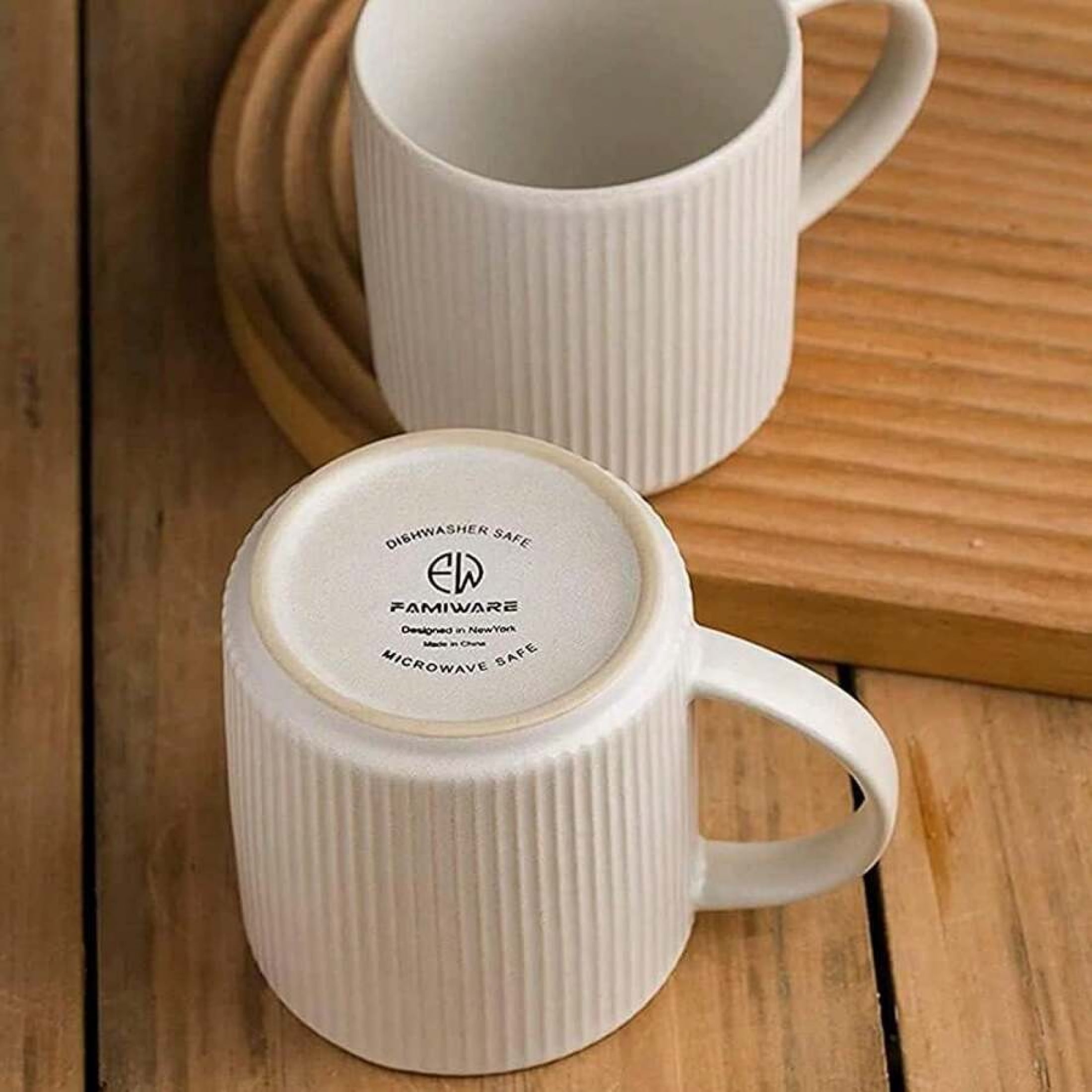 4-Piece 12oz Coffee Mugs Set - Ceramic Stoneware Drinkware with Handles for  Coffee, Tea, Cocoa & Milk - Walmart.com
