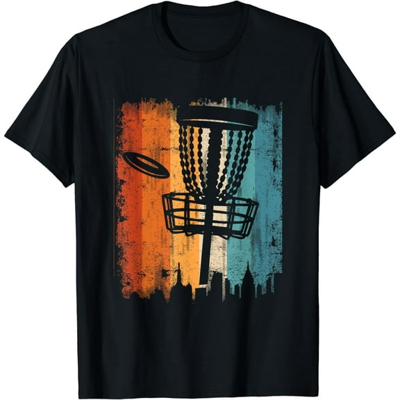 Disc Golf Clothing for Men Vintage Retro Vintage Frisbee T-Shirt