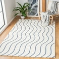 thumbnail image 2 of SAFAVIEH Fifth Avenue Dayna Geometric Area Rug, Ivory/Blue, 5' x 8', 2 of 8