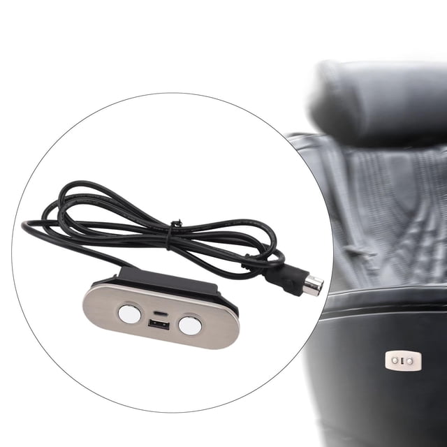 Controlador de sillón reclinable eléctrico, controlador de sofá eléctrico, control manual, universal, 2 botones, fácil instalación para casa, oficina, Redondo