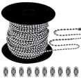 thumbnail image 1 of Cadena de abalorios LinhomGuy de acero galvanizado #10 /4,5 mm, 15 m con bobina, 1 of 6