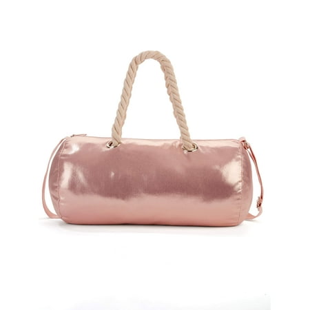 - No Boundaries Metallic Rope Handle Duffle