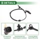 thumbnail image 4 of Sensor de velocidad de rueda ABS Unique Bargains Sensor ABS Sistema de frenos antibloqueo No.84250929 para Buick Envision 2018-2020 Trasero Izquierdo Trasero Derecho, 4 of 7