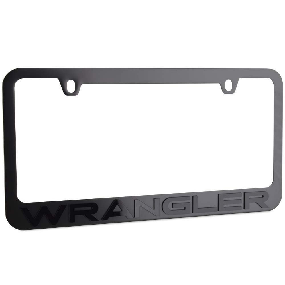 Jeep Wrangler Stealth Blackout License Plate Frame