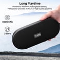 thumbnail image 2 of TOZO PA1 Altavoz Bluetooth con sonido estéreo de 20 W, tiempo de reproducción de 25 horas, altavoz inalámbrico portátil impermeable IPX7 con control de aplicación de modo EQ, emparejamiento dual para, 2 of 5