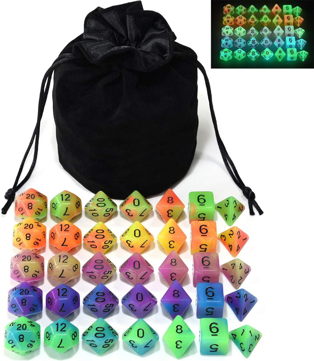 NEW 5" x 7" Red Velveteen Cloth Dice Bag RPG D&D Game Tokens Counter Pouch 