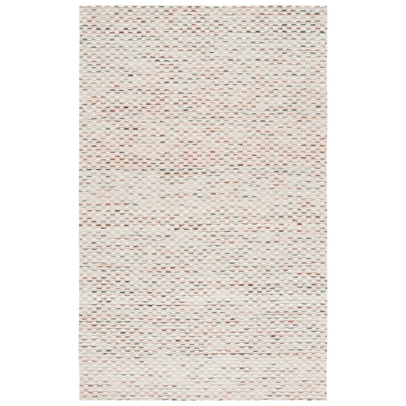 SAFAVIEH Marbella Frederick Striped Area Rug, Beige/Rust, 5' x 8'