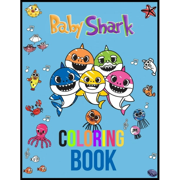 9900 Baby Shark Girl Coloring Pages  Best Free