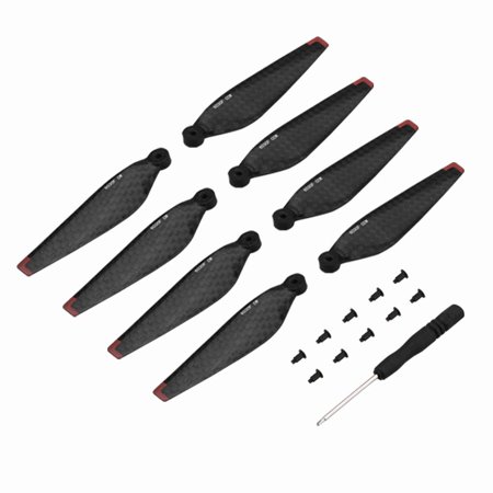 8Pcs New Wing Fans Drone Accessories LightWeight Blade Replacement Carbon Fibre Propeller Drone Props 8PCS