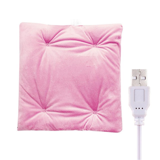 Almohadilla calefactora, cojín de asiento con calefacción móvil para silla de oficina, calefacción eléctrica Usb lavable alimentada por Usb