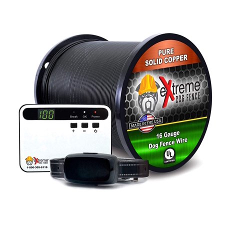 Extreme Dog Fence Basics Electric Dog Fence Containment System - 1 Dog 500' Boundary (Best Dust Containment Systems)