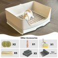 thumbnail image 2 of RUBYHOME Caja de arena extragrande para conejos 43 x 30 x 16 cm, 2 of 8