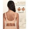 thumbnail image 6 of Full Coverage Bra for Women Back Smoothing Seamless Comfortable Bralette Padded Wireless Support Bra, 6 of 7