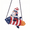 Gnome, variant on TERESA'S COLLECTIONS Fourth of July Dog Statue with Solar Light, Waterproof Resin Garden Decor, Patriotic Gift