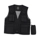 thumbnail image 2 of Chaleco de pesca ligero para hombre, con 4 bolsillos y bolsa para botella de agua. Negro M, 2 of 9