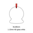 thumbnail image 1 of BEAUTYSUB LS-CO002 blanco brillante de una cara HD de 1,15mm, adornos navideños personalizados por sublimación de alta definición, decorativos, 1 of 4