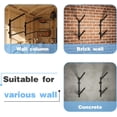 thumbnail image 4 of Ztysn 2 pack Metal Kayak Storage Rack,Wall Mount Holder with 176LBS,Adjustable Heavy Duty Kayak Hanger for Garage,Fits Canoe,Paddle Board,Black, 4 of 7
