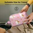 thumbnail image 5 of Toiletries Bag,Cavalier King Charles Spaniels and Flowers Mens Womens Toiletry Bag Bathroom Bag,Waterproof Toiletry Travel Bag Dopp Kit Shaving Bag 11x6.3x5.1 Inch, 5 of 5