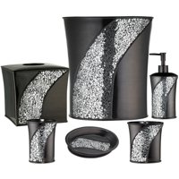 Popular Bath Sinatra Orb Collection Bathroom 6 Piece Accessory Set