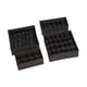 thumbnail image 2 of Organizador de ropa interior, cajones, ahorro de espacio, clasificación plegable resistente, caja de almacenamiento con múltiples compartimentos para Negro, 2 of 9