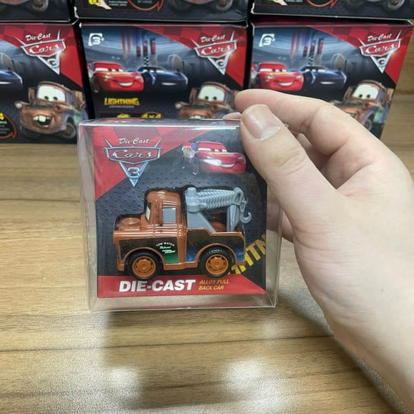 Disney Pixar Cars 3 Die-cast Car Model Lightning McQueen Mini 6pcs Gift Set Cartoon Pull-Back Car Kids' Christmas Gift
