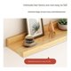 thumbnail image 4 of Wall Shelf Household Living Room Wall Rack Perforated Word Board Book Rack Wall Decoration Solid Wood Small Shelf 60cm, 4 of 5