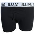 thumbnail image 4 of B.U.M. Equipment Boys 10 Pack Solid Boxer Briefs Underwear, Black/Grey, Large/12-14'', 4 of 6