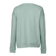 thumbnail image 2 of Bella Canvas Men`s Drop Shoulder Fleece, L, Dusty Blue, 2 of 2