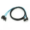 thumbnail image 4 of Hardware de cable Mini SAS 36PIN 90 grados a disco duro interno 4SATA H0206 1 metro, 4 of 8