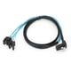 thumbnail image 3 of SAS Cable MINI SAS 36PIN 90 Degree Interface Mini SAS 36PIN Cable for PC Server Phone TV ANGGREK Otros, 3 of 8