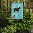thumbnail image 2 of Caroline's Treasures BB8058GF Black Bengal Goat Blue Check Flag Garden Size , Small, multicolor, 2 of 3