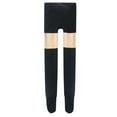 thumbnail image 3 of Dyfzdhu Woman 3-in-1 Tights Splicing Knee Length Bareleg Artifact Fuzzy Thickened Double Layer Calf High Tube Socks, 3 of 4