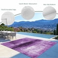 thumbnail image 3 of Purple Outdoor Rug 5x8 Ft - Reversible Patio Rug Outdoor Camping Rugs, Retro Oil Painting Modern Abstract Art Aesthetics Indoor Outdoor Area Rugs, Non-Slip Outdoor Carpet Runner for Deck/Porch, 3 of 8
