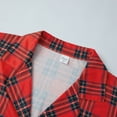 thumbnail image 6 of AIGUR Family Matching Christmas Pajama Set Christmas Family Matching Pajamas Plaid Long Sleeve Button Down Tops Pants, 6 of 11