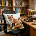 thumbnail image 5 of 18x18 Inch Embroidered Pillow Cover - Soft Textured Flannel Decorative Throw Pillow Case for Sofa Couch Bedroom Living Room, 5 of 5