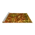 thumbnail image 2 of Ahgly Company Machine Washable Indoor Rectangle Abstract Yellow Modern Area Rugs, 6' x 9', 2 of 4