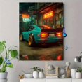 thumbnail image 4 of Tokyo Neon Oldschool Nissan Car Canvas Modern Urban City Living Room Wall Art, 4 of 8
