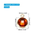 thumbnail image 2 of Uxcell Birthstone Charm Beads Drop Pendant, 10 Pack Crystal Handmade 0.35" for Earrings Necklace Jewelry, Brown, 2 of 6
