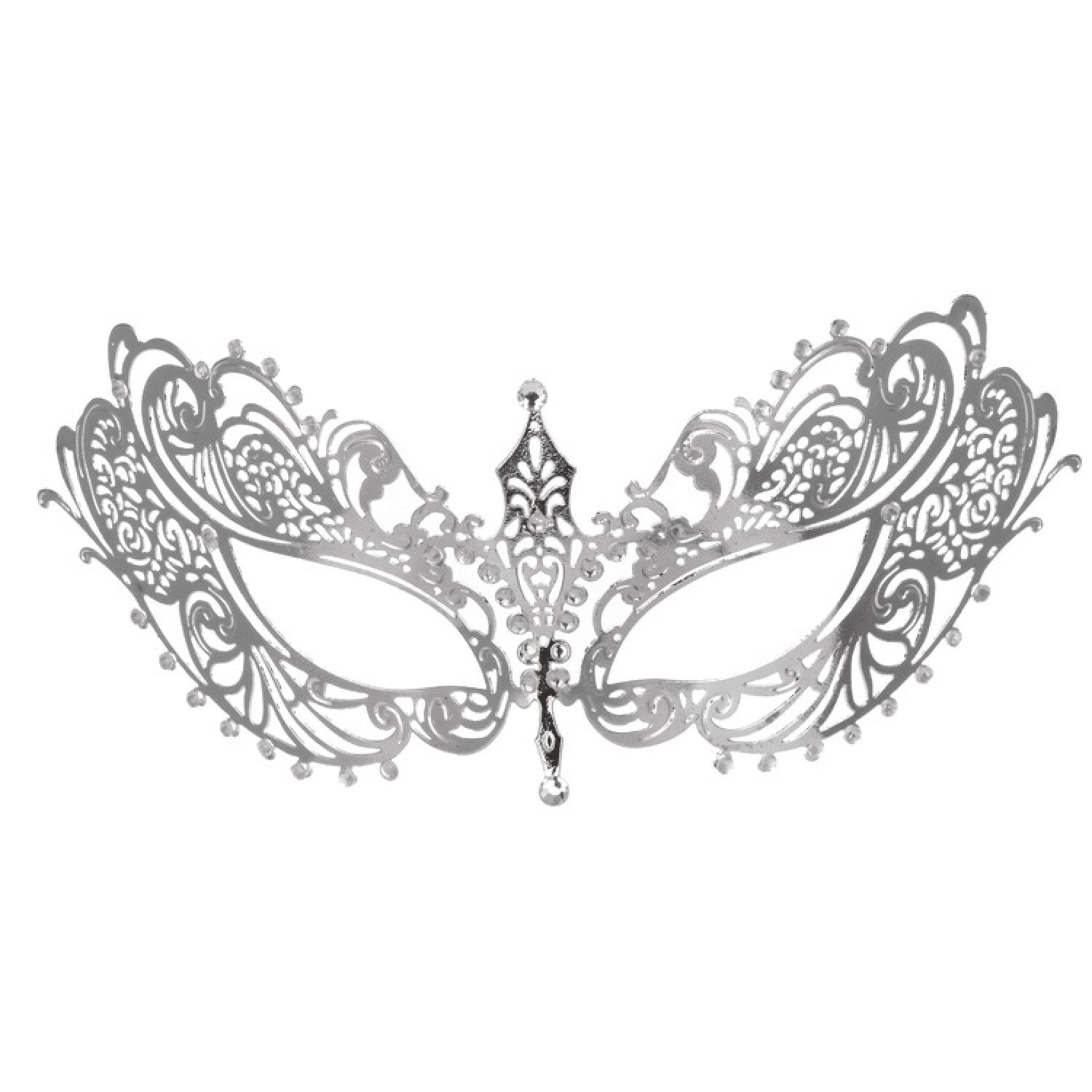 Masquerade Mask For Women Metal Mask Shiny Party Evening Prom Ball Mask