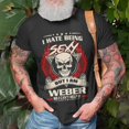 thumbnail image 3 of Weber Name I Hate Being Sexy But I Am Weber TShirt, 3 of 6