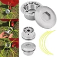 thumbnail image 4 of Yuarrent Reemplazo del cabezal de corte del cortacésped Anti-óxido Desmontable Mejora Jardín Patio Parque Cuerda Trimmer Parte Accesorios Jardín y Patio Yuarrent HA071983-01, 4 of 6