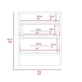 thumbnail image 7 of Eter Nightstand Two Drawers - Smokey Oak, 7 of 7