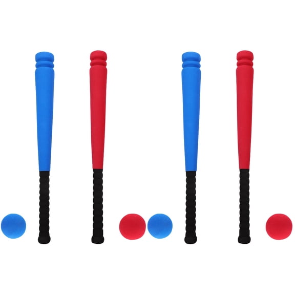 Worgeous 2 Sets  Baseball Bat Toy Outdoor Ball Game Toy Children Baseball Bat and Ball