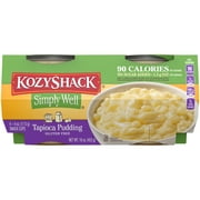 Kozy Shack Simply Well Tapioca Pudding, 16 oz, 4 Count