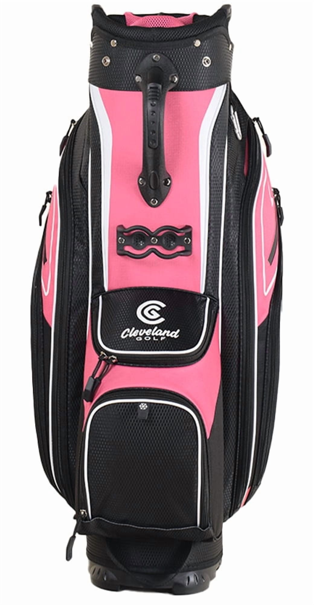Cleveland Golf Ladies Lightweight Cart Bag Pink/Black