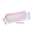 thumbnail image 4 of Summer Saving!Back_to_School Saving!School_Supplies!Under $1 dollars!Special Pencil Case Pouch, Colorful Pencil Pouch Makeup Brush Bags ForTeenagers Home Office Orginazer, Pink, 4 of 8